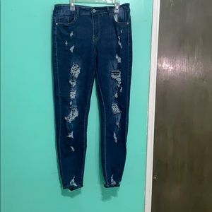 Jeans with 2 blouses